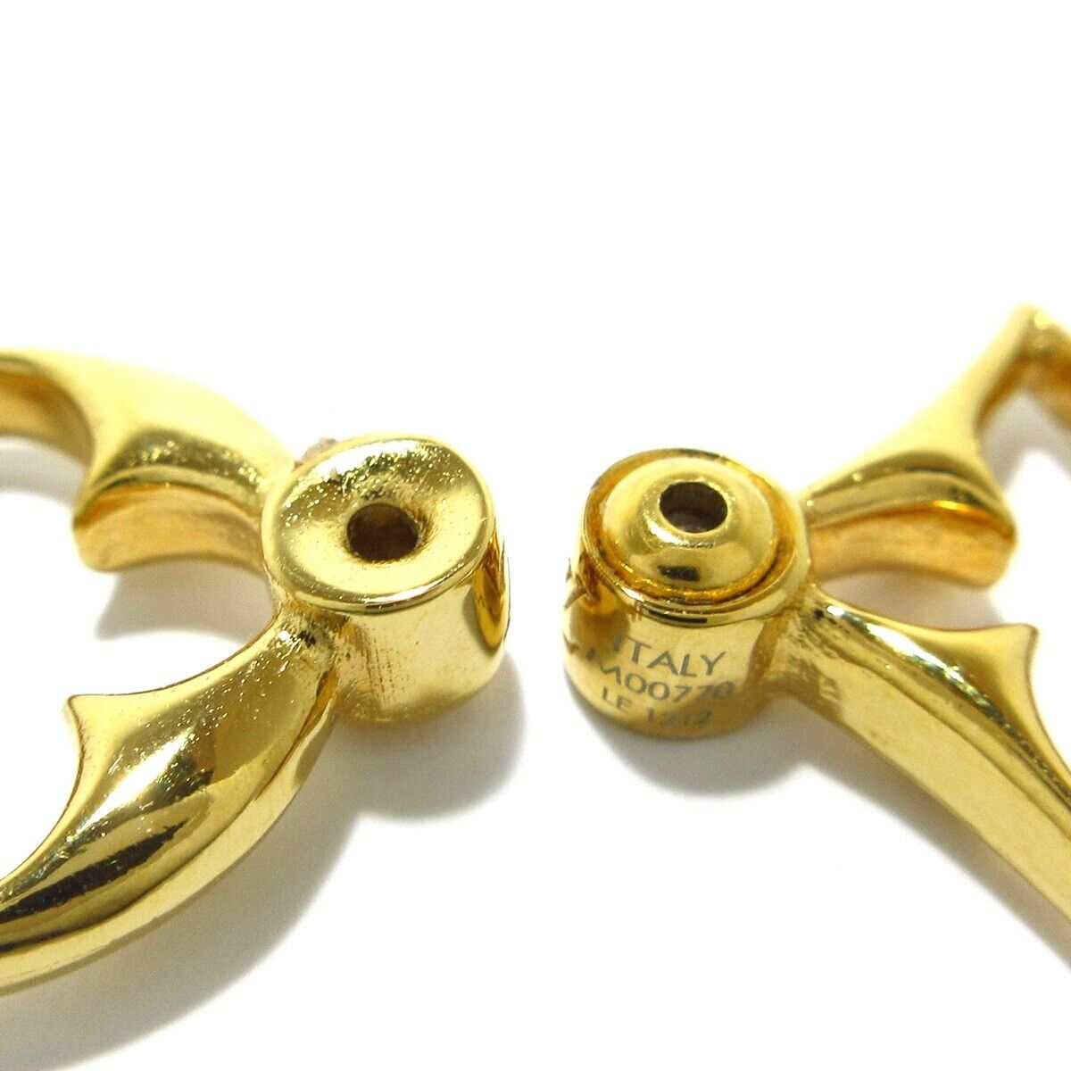 Louis Vuitton Flower Gram 18K Gold Earrings