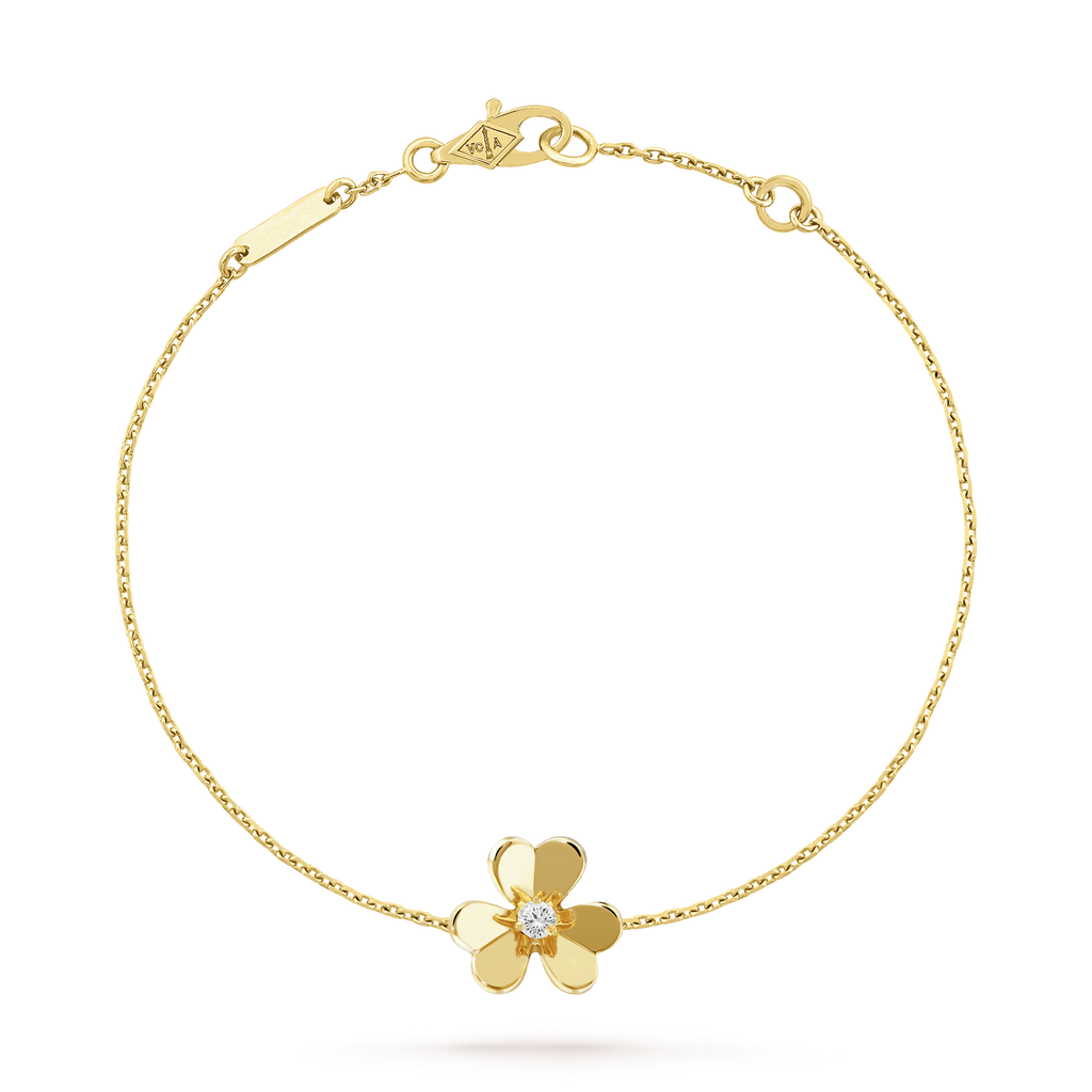 Frivole Medium Clover 18K Gold Bracelet