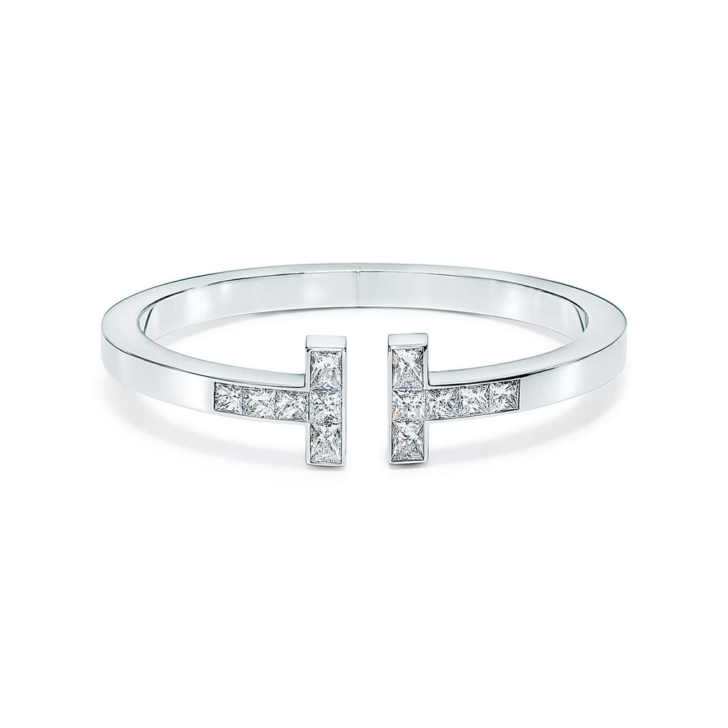 Tiffany Diamond Square 18K Gold Bracelet