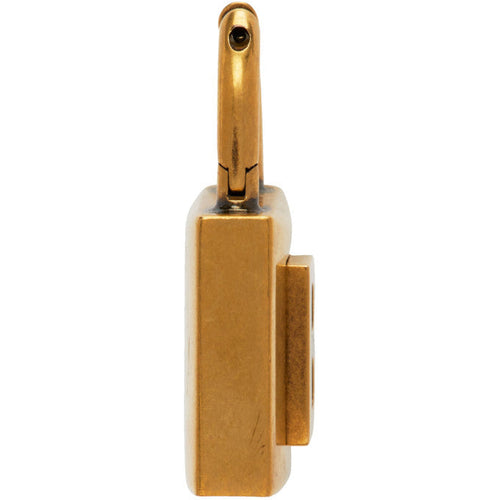 Balenciaga Gold Small Lock 18K Gold Earrings