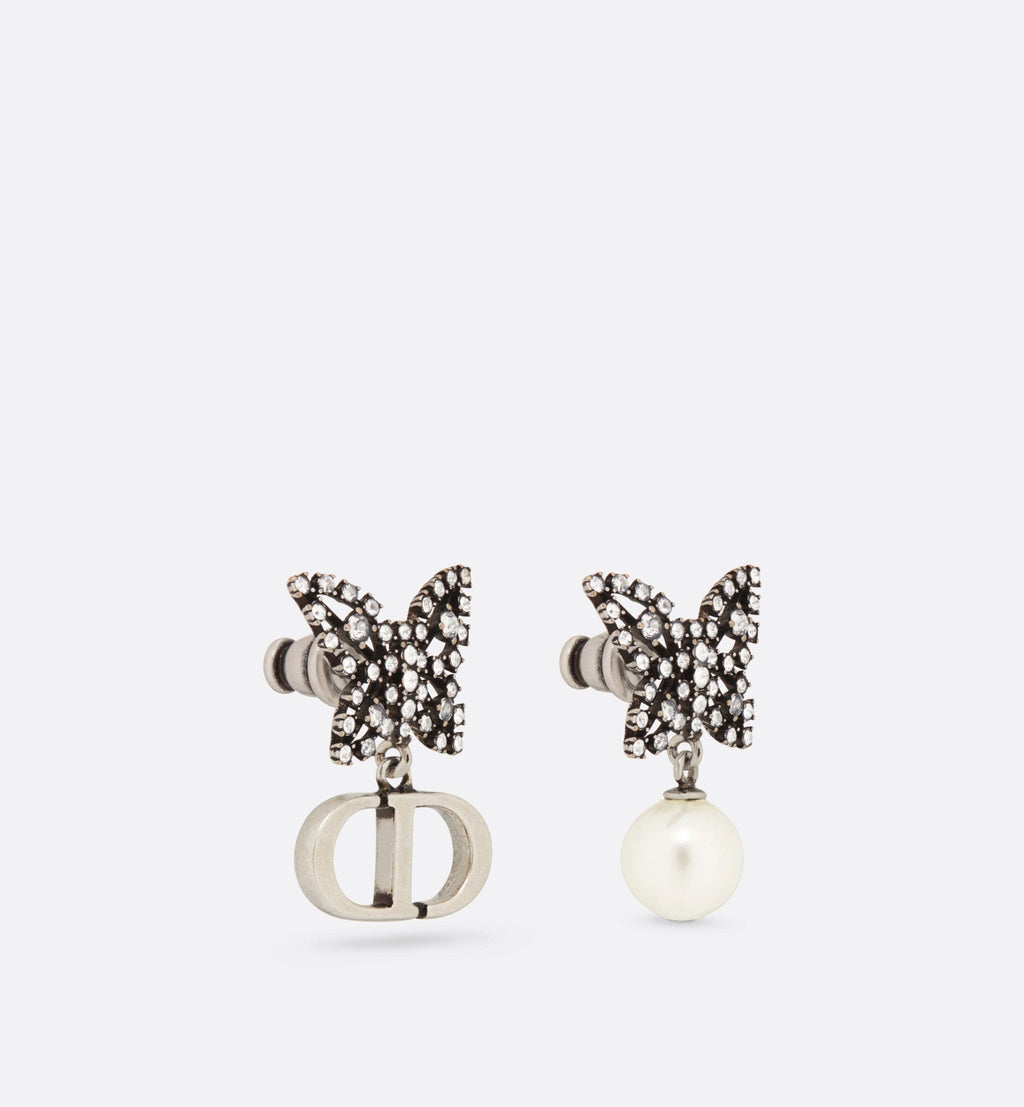 Dior Papillon De Nuit 18K Gold Earrings