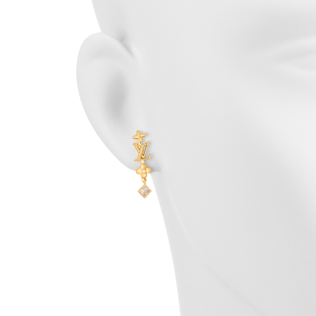 Louis Vuitton In the Sky 18K Gold Earrings
