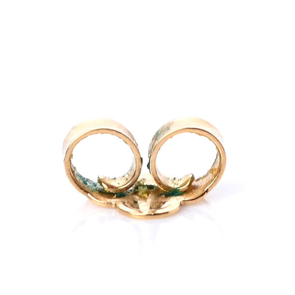 Louis Vuitton Garden Louise Hoop 18K Gold Earrings