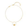 Louis Vuitton Vivienne Swinging 18K Gold Necklace