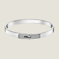 Hermes Kelly Small Model Diamond 18K Gold Bracelet