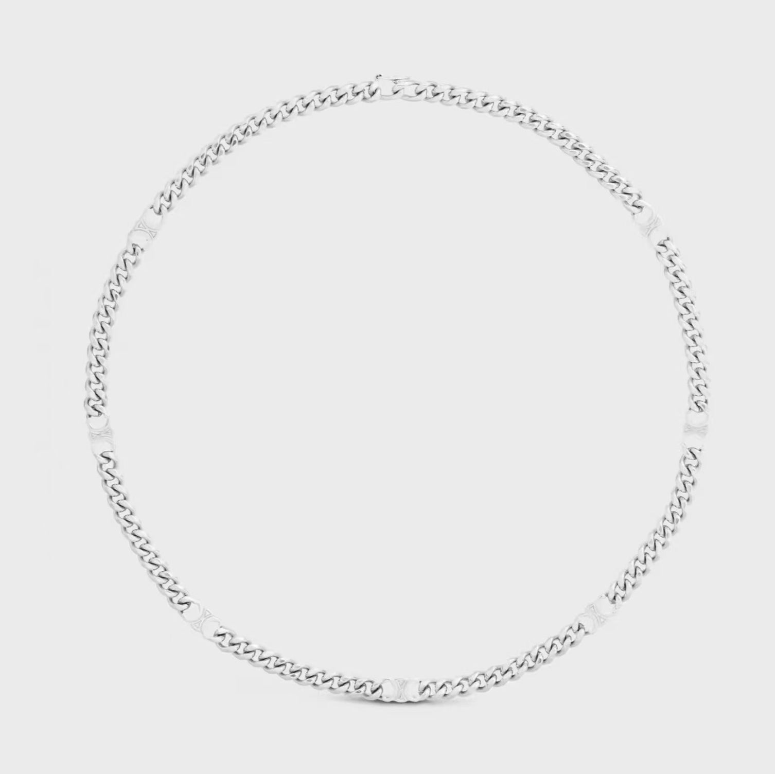 Celine Gourmette Chain 18K Gold Necklace