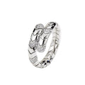 Bvlgari Serpenti Viper Pave Diamond 18K Gold Ring