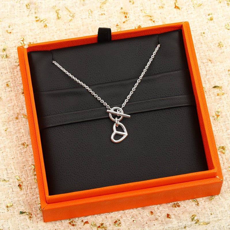 Hermes Cache Celine Amulette Pendant 18K Gold Necklace