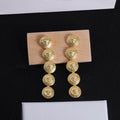 Long 18K Gold Earrings