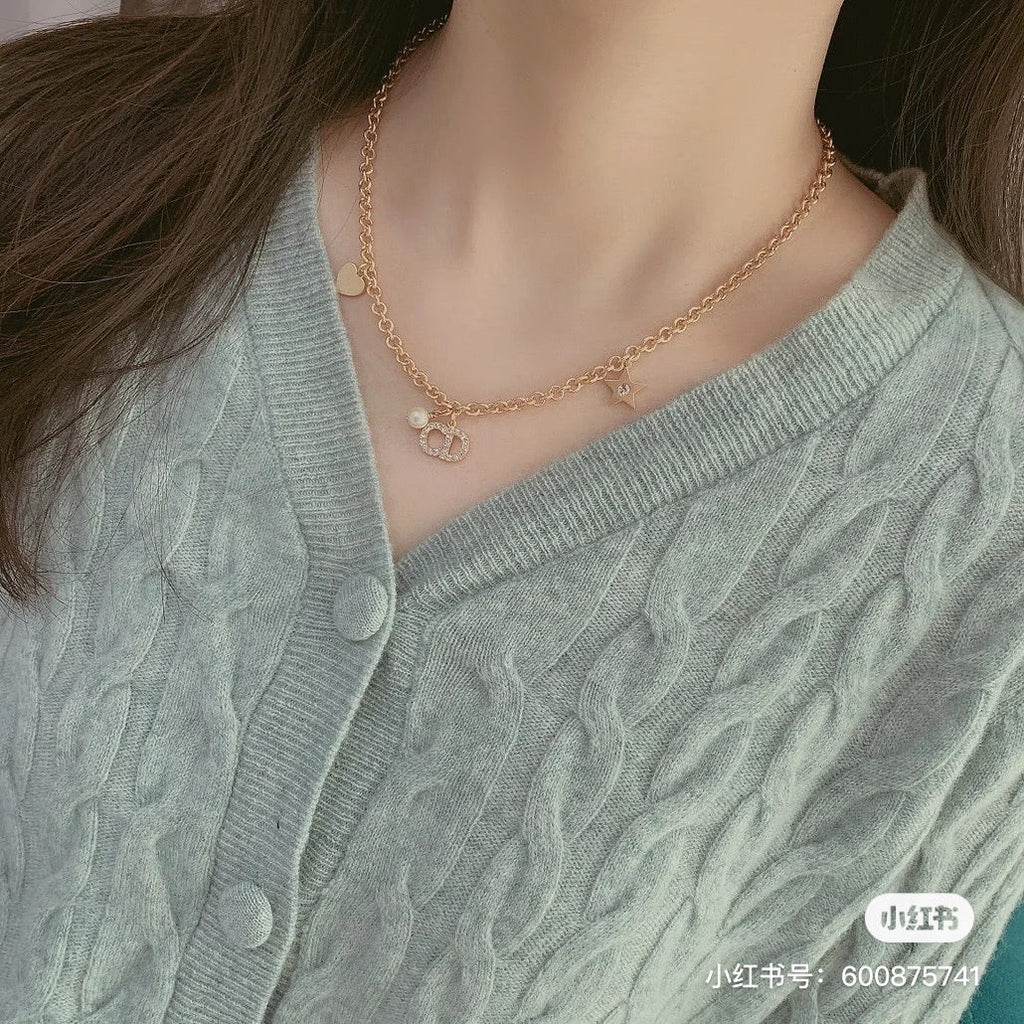 Dior 30 Montaigne 18K Gold Necklace