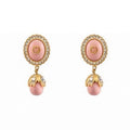 Gucci Double Pearl 18K Gold Earrings