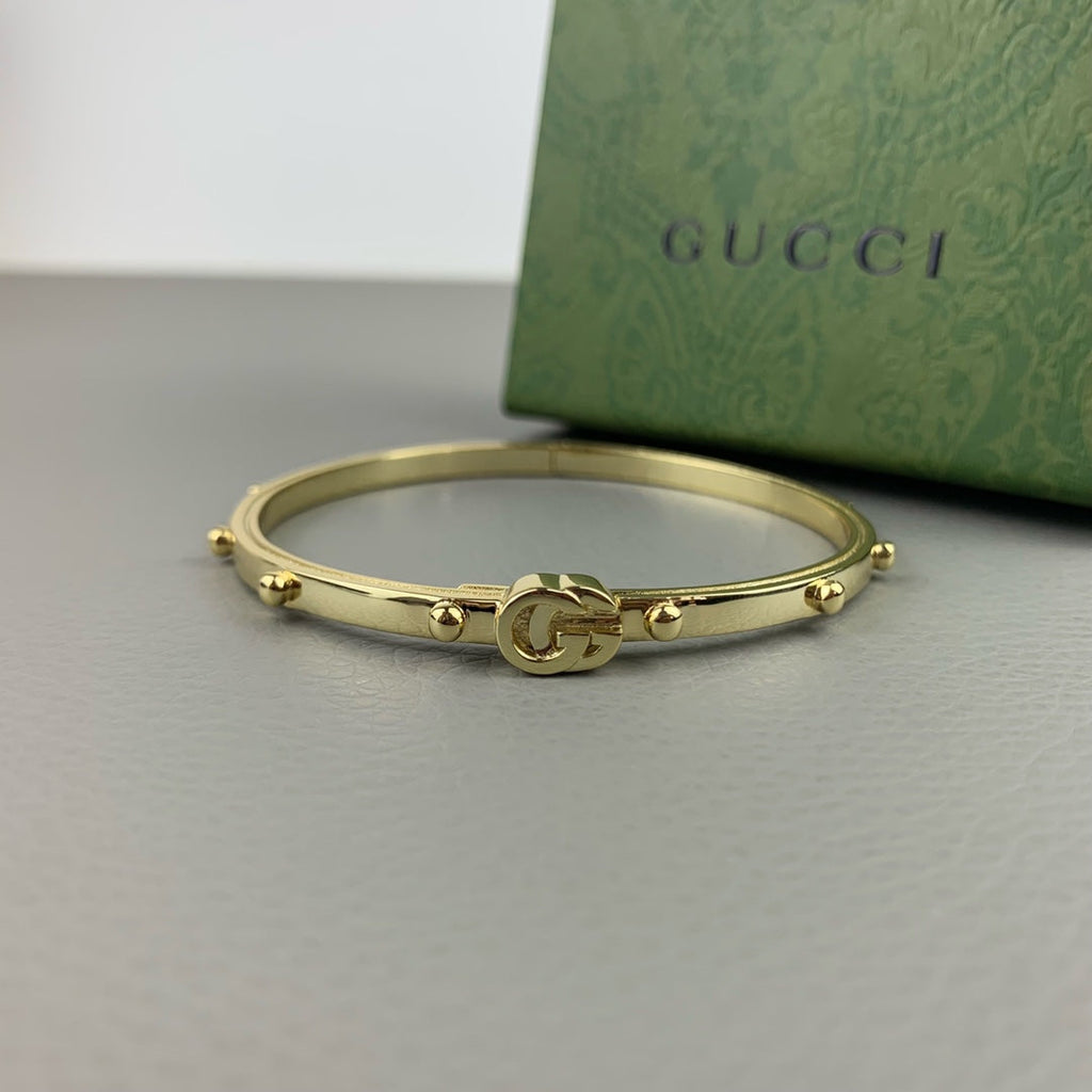 Gucci Double Running Gucci 18K Gold Bracelet