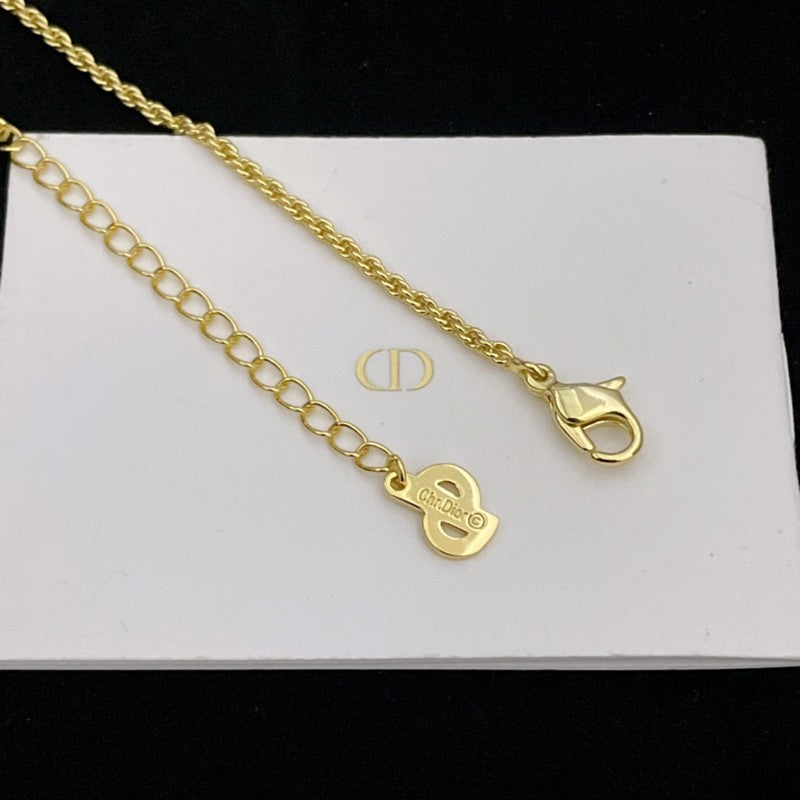 Dior Vintage Bag 18K Gold Necklace